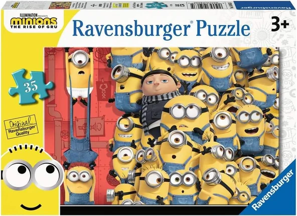 Ravensburger 5063 Minyonlar 2 Gru'Nun Yükselişi 35 Parça 3 Yaş Üzeri Çocuklar İçin Yapboz ürün görseli 1