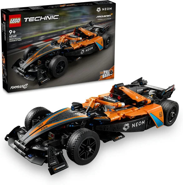 Technic Neom Mclaren Formula E Yarış Arabası 42169-9 Yaş Üzeri Çocuklar Için Koleksiyonluk Yaratıcı Yarış Arabası Model Yapım Seti, Doğum Günü Hediyesi Fikri (452 Parça) ürün görseli 1