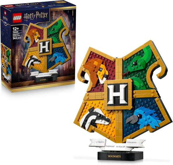 Harry Potter Hogwarts Bina Arması 76462-12 Yaş Üzeri Kız Erkek Çocuklar Için Binaları Temsil Eden Hayvanlar İçeren Yaratıcı Oyuncak Yapım Seti, Hediye Fikri (545 Parça) ürün görseli 1