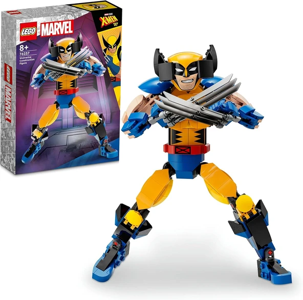Wolverine Yapım Figürü 76257 – 8 Yaş Üzeri Kız Erkek Çocuklar Için Süper Kahraman Hediyesi Fikri, 3 Uzayan Pençe Gibi Detaylar İçeren Yaratıcı Oyuncak Yapım Seti (327 Parça ürün görseli 1