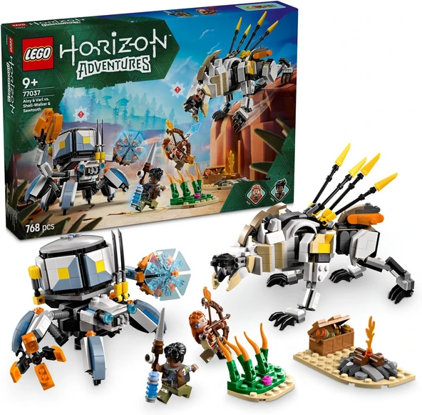 Horizon Adventures Aloy Varl, Metalkabuk Hızardiş’E Karşı 77037-9 Yaş Üzeri Çocuklar Için Yaratıcı Oyuncak Yapım Seti, Doğum Günü Hediyesi (768 Parça) ürün görseli 1