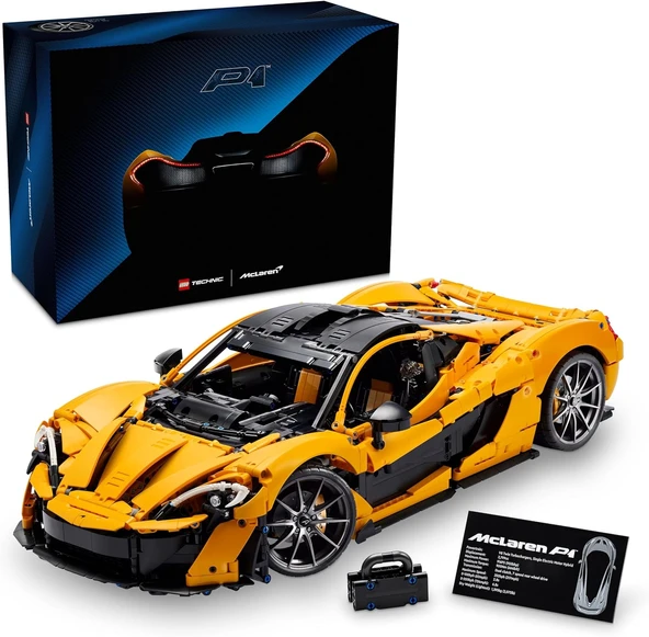 Technic Mclaren P1 42172, Otomobil Tutkunu Yetişkinler Için Sergilenebilir Araba Modeli Yapım Seti (3893 Parça) Çok Renkli̇ ürün görseli 1