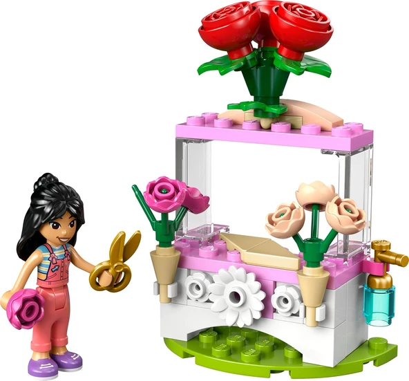 30721 Friends Güllü Çiçek Standı ürün görseli 1