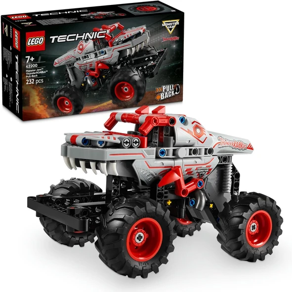 Technic Jam Thunderroaru Çek-Bırak Oyuncak Kamyon – Yaratıcı Oyunları Seven 7 Yaş Üzeri Erkek Kız Çocukları Için Araç Yapım Seti, Hediye Fikri 42200 (232 Parça) ürün görseli 1
