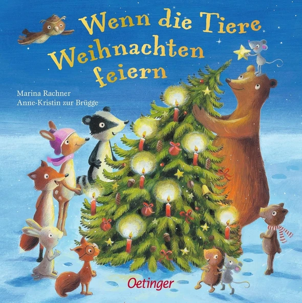 Wenn Die Tiere Weihnachten Feiern: Bilderbuch ürün görseli 1