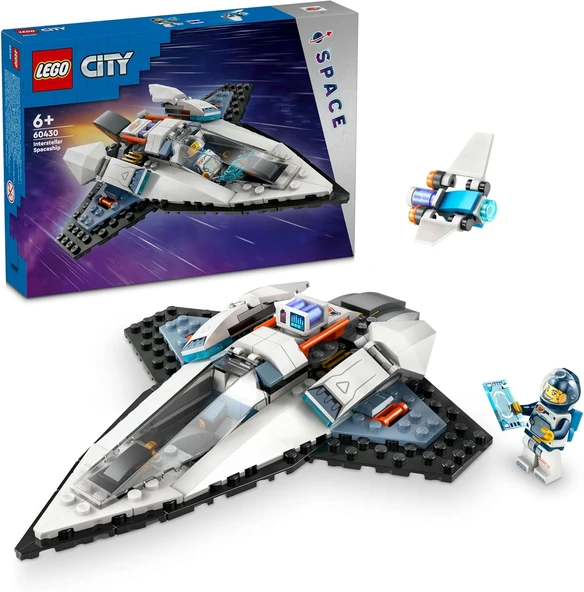 City Yıldızlararası Uzay Gemisi 60430-6 Yaş Üzeri Kız Erkek Çocukları Için Astronot Minifigürü İçeren Yaratıcı Oyuncak Seti, Çocuklar Için Doğum Günü Hediyesi Fikri (240 Parça) ürün görseli 1