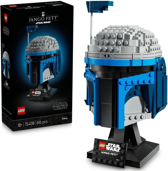 Wars: Klonların Saldırısı Jango Fett Kaskı 75408 - Yetişkinler Için İnşa Edilebilen Koleksiyonluk Model Yapım Seti (616 Parça) ürün görseli 1