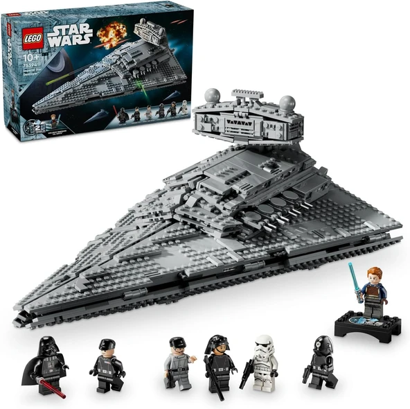 Wars İmparatorluk Yıldız Destroyeri 75394 – 10 Yaş Üzeri Için İnşa Edilebilen Yıldız Gemisi Modeli, Wars Hayranları Için Yaratıcı Hediye Fikri (1555 Parça) ürün görseli 1