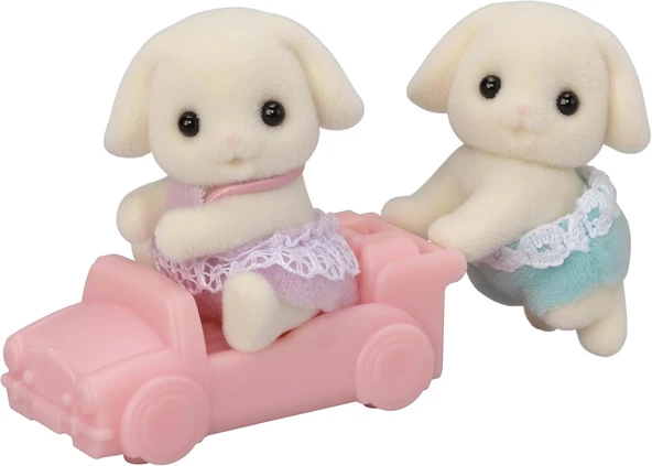 Sylvanian Families Epoch Flora Tavşan İkizleri, Oyuncak ürün görseli 1