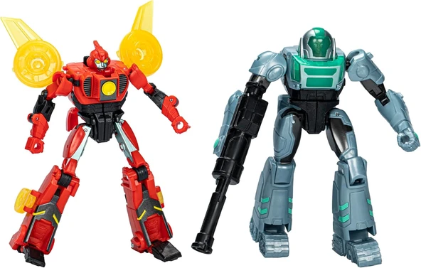 Transformers Earthspark Cyber-Combiner Terran Twitch Robby Malto Robot Aksiyon Figürleri, 6 Yaş Üzeri Erkek Kız Çocukları Için Etkileşimli Oyuncaklar ürün görseli 1