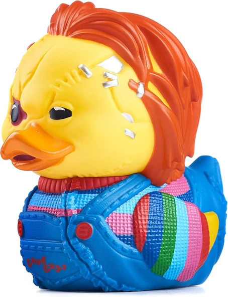 Tubbz Box-Edition Chucky Yaralı Koleksiyoncu Vinil Kauçuk Ördek Figürü - Resmi Chucky Ürünü - Horror Tv & Filmler ürün görseli 1
