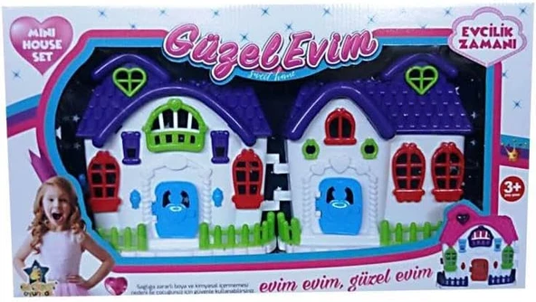 Erdem Oyuncak Erdem Güzel Evi̇m Mini House Set Oe-01 Mor ürün görseli 1