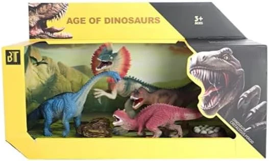 Aksesuarlı Model Dinozor Seti 4 Lü ürün görseli 1