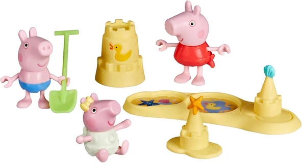 Peppa Pig, Pig Kardeşlerle Plaj Playset ürün görseli 1