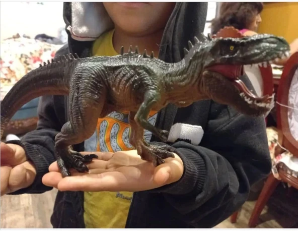 T-Rex Süper Gerçekçi Dinazor Trex Figür 30 Cm Kapanıp Açılabilen Ağız Hediye Oyuncak Dinozor, Çok Renkli ürün görseli 1