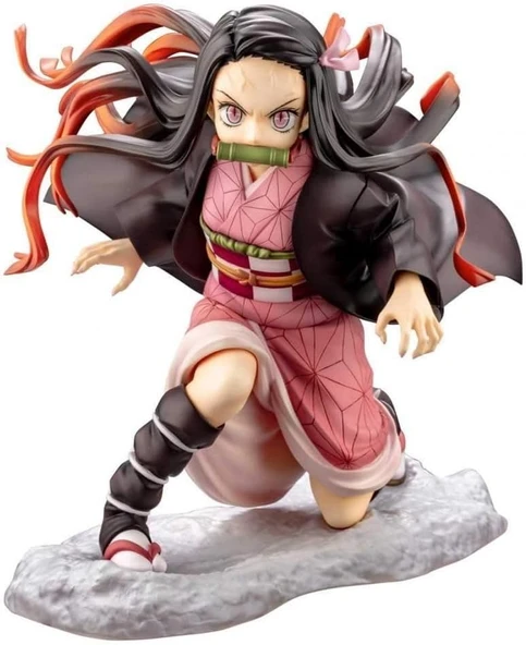 Demon Slayer Kimetsu No Yaiba Nezuko Kamado Fighting Version Aksiyon Figürü 17 Cm ürün görseli 1