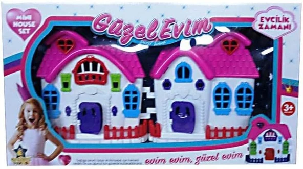 Erdem Oyuncak Erdem Güzel Evi̇m Mini House Set Oe-01 Pembe ürün görseli 1