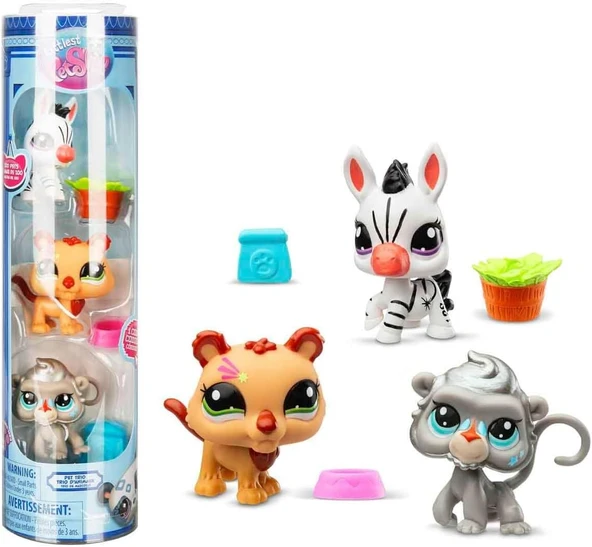 Transformers Bumblebee Littlest Pet Shop Minişler 3Lü Figür Seti 00597 ürün görseli 1