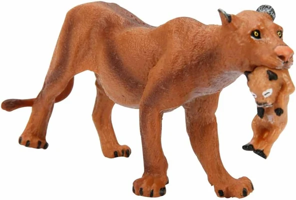 Crazoo Figür Vahşi Aslan 12,5 Cm ürün görseli 1