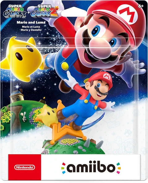 Amiibo- Mario And Luma - Super Mario Galaxy + Super Mario Galaxy2 Series ürün görseli 1
