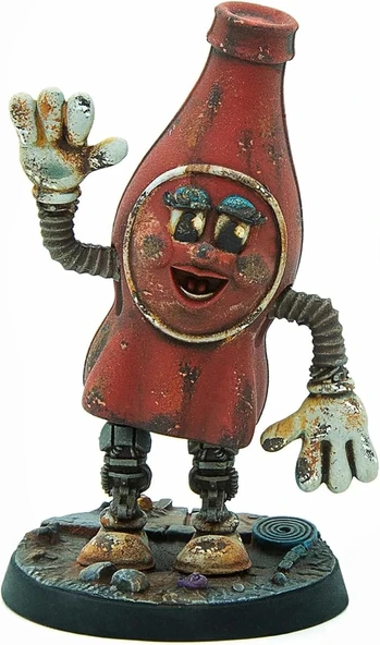 Modiphius Eğlence: Serpinti: Wasteland Warfare: Nuka N.I.R.A. Minyatür - 1 Figür, Boyasız 32Mm Çok Parçalı Reçine Minyatür Taban, Rpg ürün görseli 1