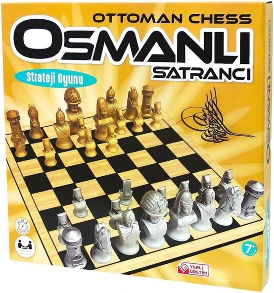 Ca Games Osmanlı Satrançı +7 Yaş Üzeri Için Büyük Ölçülü Ahşap Tahtalı Zeka-Strateji Oyunu ürün görseli 1