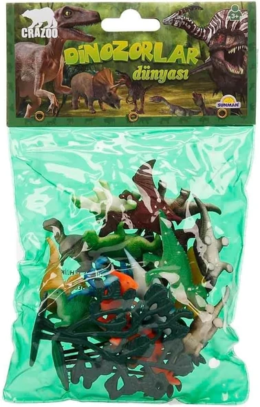 Crazoo Sun-Rst-Crz-Figür Dinozorlar Dünyasi Kçk.Poşet 3A. ürün görseli 1