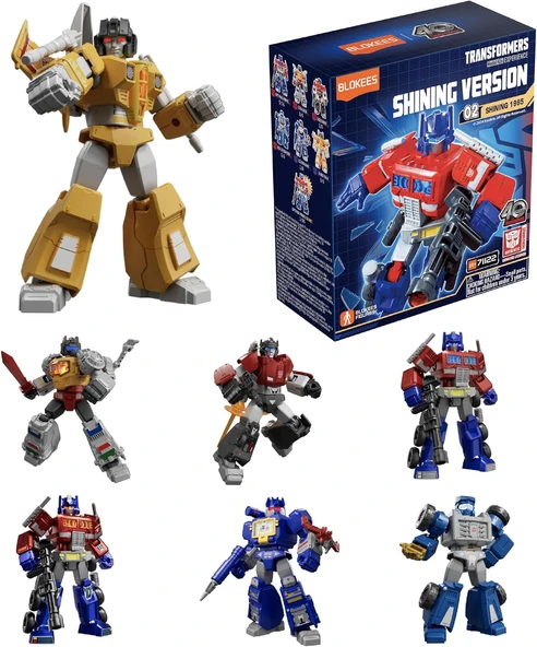 Blokees Resmi Transformers Aksiyon Figürleri, Transformers Shining Versiyon (Sv) 02- Shining 1985 (Kör Kutu) Figürler-Tek Kutu ürün görseli 1