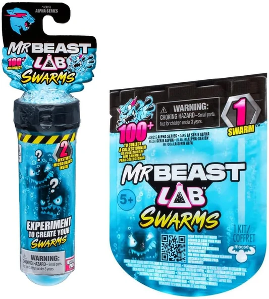 Beast Lab Swarms Test Tüpü 2'Li Paket, 2,54 Cm Temalı Sürüler Koleksiyonluk Beast Lab La Mystery 1 İnç Figür Tekli Paket, 1 Paket ürün görseli 1