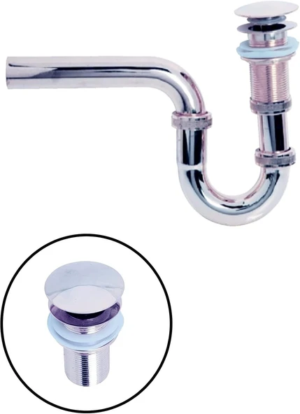 Elallar Krom Esli̇ Pop-Pop Si̇fon Es+Pop (Set) ürün görseli 1