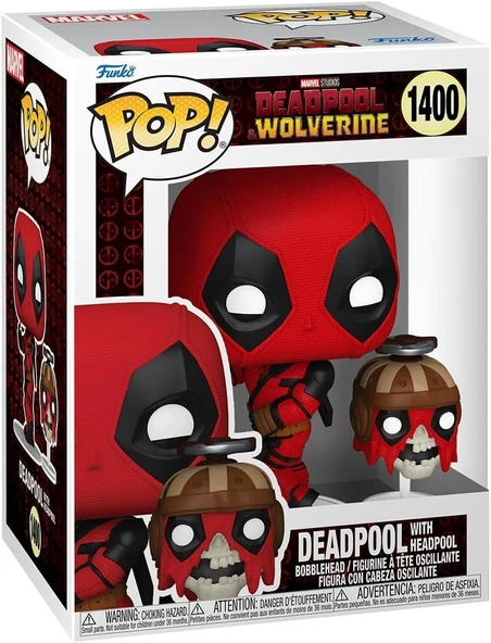 Funko Pop! & Buddy: Deadpool & Wolverine - Headpool Ile Deadpool ürün görseli 1