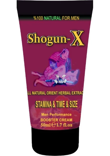 SHOGUN X CREAM ERKEK PERFORMANS 50ML ürün görseli 1