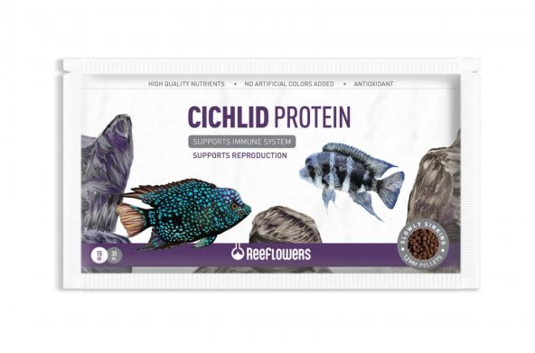 ReeFlowers Cichlid Protein Balık Yemi 15 Gr/ ürün görseli 1