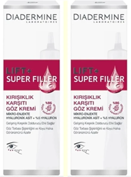 Diadermine Lift + Super Filler Göz Kremi 15 Ml 2 Adet ürün görseli 1