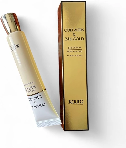 Xaura Kolajen 24K Altın İçerikli Yoğun Yenileyici Göz Çevresi Kremi 40 Ml ürün görseli 1