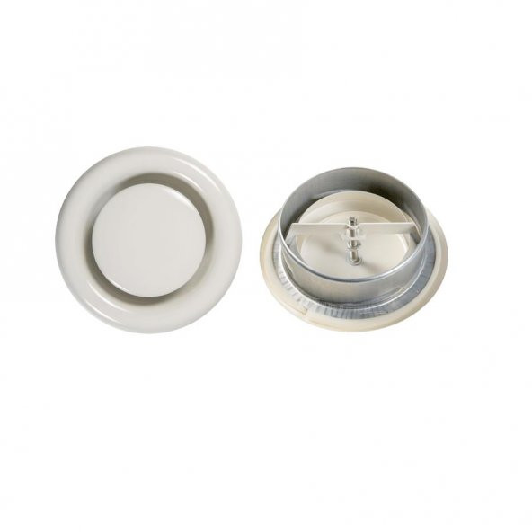 AFS 125 mm Metal Gemici Anemostadı Emiş Üfleme Sızdırmaz Contalı Kolay Montaj AGMair Agm Havalandırma ürün görseli 1