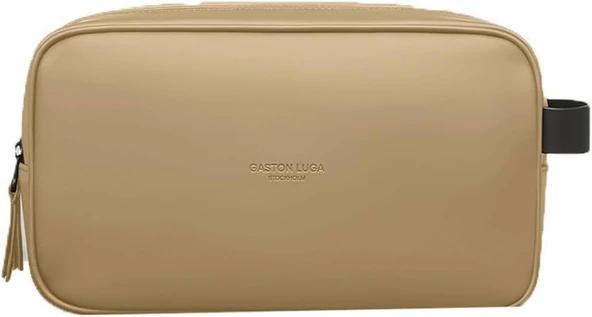 Gaston Luga Spläsh Toiletry Double Zipped Bag-Latte Spdztllt ürün görseli 1