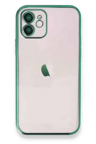 Newface Apple iPhone 11 Kılıf Razer Lensli Silikon - Yeşil ürün görseli 1