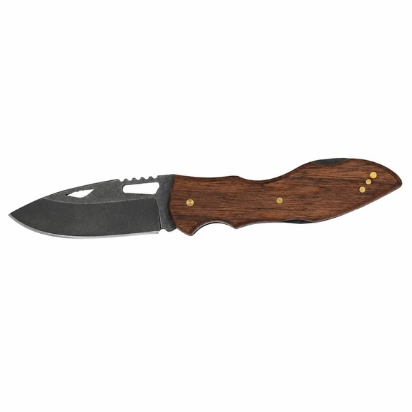 Ahşap Kamp Çakısı Kilitli Boy Kapalı 12 cm - Açık 23 cm ürün görseli 1