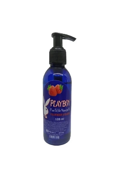 PLAYBOY PURE EDIBLE MASSAGE OIL ÇİLEKLİ MASAJ YAĞI 120ML ürün görseli 1