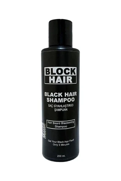 BLOCK HAIR SHAMPOO 200ML ürün görseli 1