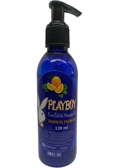 PLAYBOY PURE EDIBLE MASSAGE OIL PORTAKALLI MASAJ YAĞI 120ML ürün görseli 1