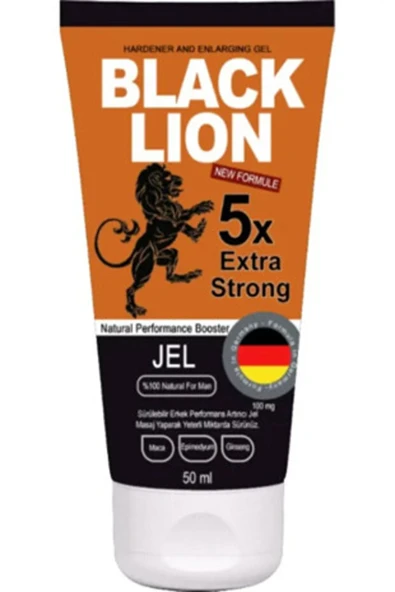 BLACK LION CREAM ERKEK PREFORMANS ARTTIRICI KREM 50ML ürün görseli 1