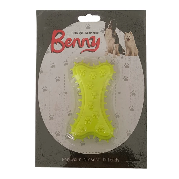 Benny Köpek Oyuncağı Kemik 5.5 x 10 cm Sarı ürün görseli 1