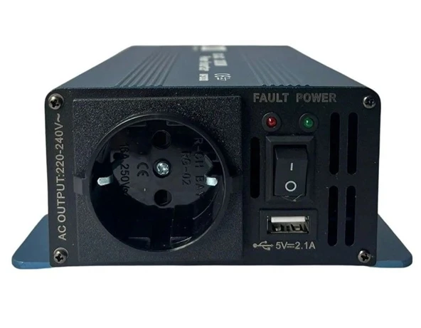 Max Tam Sinüs İnvertör 12V 300W Pure Sine Wave Inverter (NP300-212) ürün görseli 1