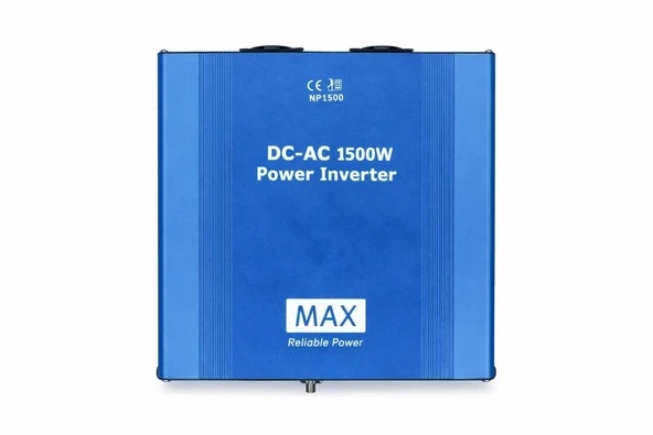 Max Tam Sinüs İnvertör 12V 1500W Pure Sine Wave Inverter (NP1500-212) ürün görseli 1