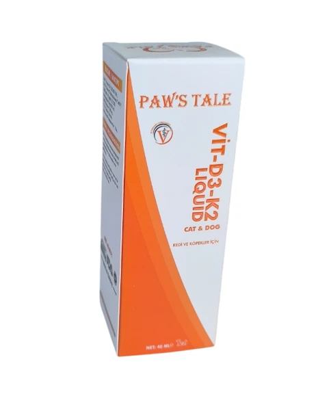 Paws Tale Vitamin D3 - K2 Vitamini Liquid 40 ML ürün görseli 1