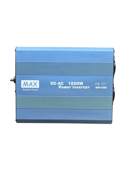 Max Modifiye Sinüs İnvertör 24V 1200W Modified Sine Wave Inverter (NM1.2K-224) ürün görseli 1