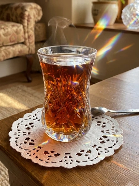 Mucit Home Dantel Görünümlü Bardak Altlık Sunum Kağıdı 100 lü ürün görseli 1