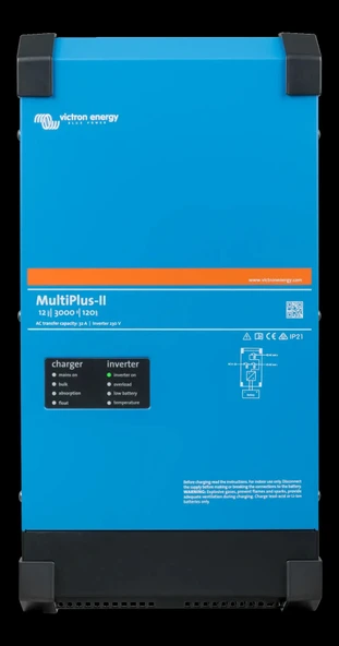 Victron İnvertör/Şarj Cihazı MultiPlus-II 12/3000/120-32 Inverter/Charger (PMP122305010) ürün görseli 1